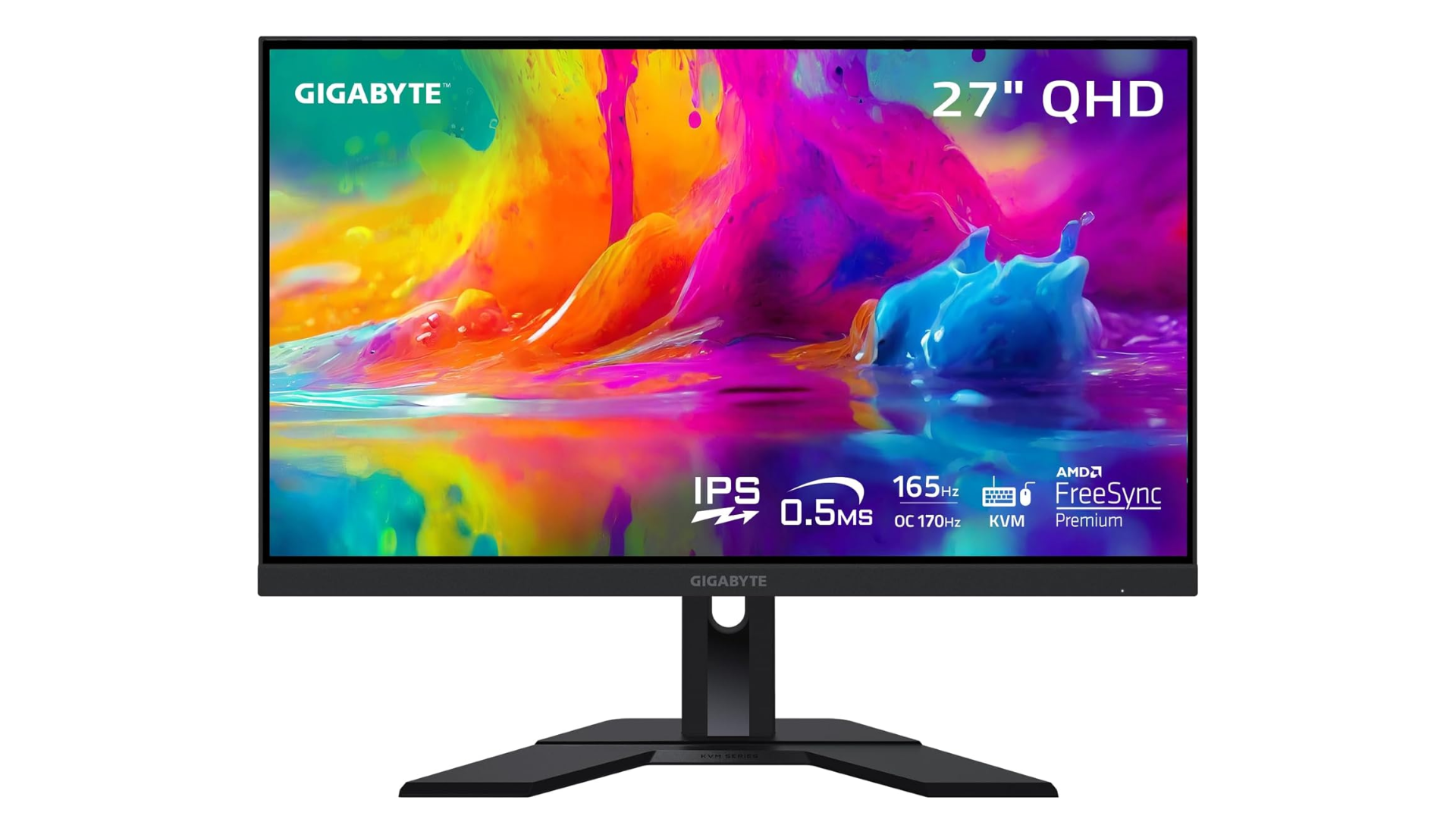 Imagen del monitor externo Gigabyte para MacBook.