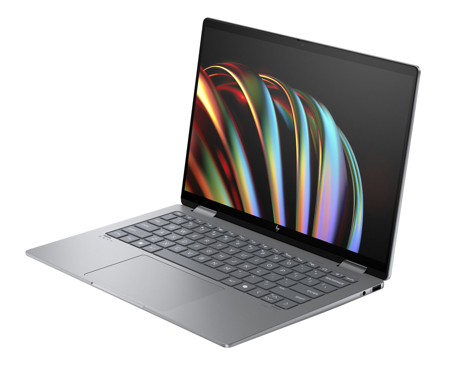 The HP Envy x360 2-in-1 laptop.