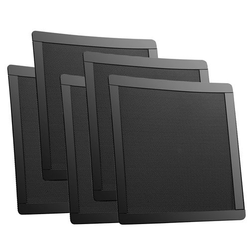 Magnetic PC fan port covers.