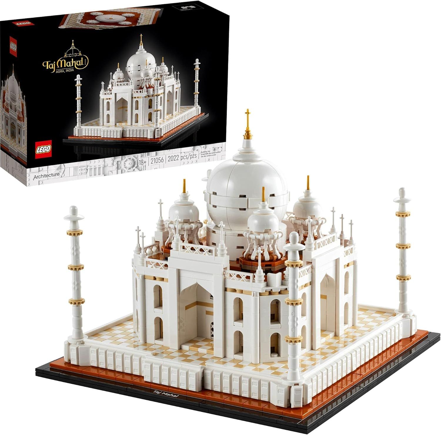The LEGO Architecture Taj Mahal kit.