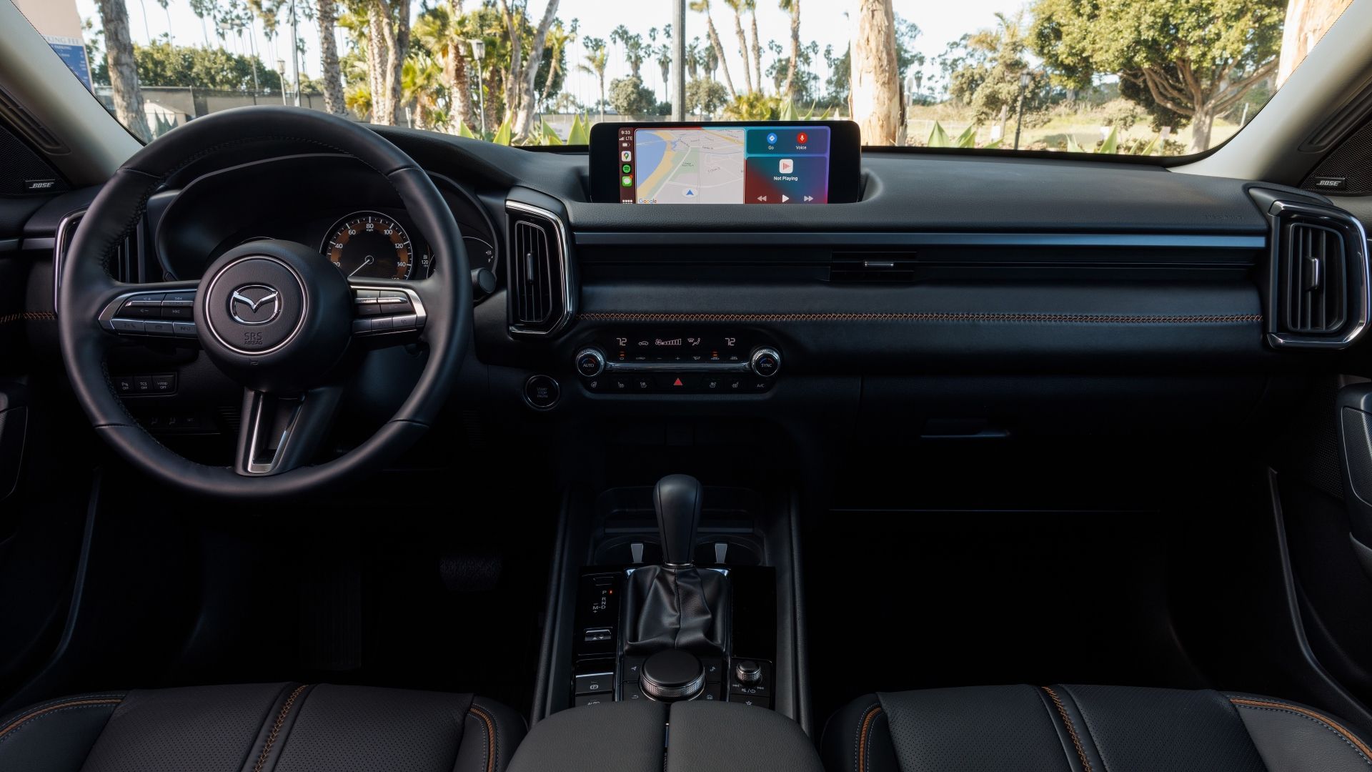 Interior shot of the dashboard in a 2025 Mazda CX-50