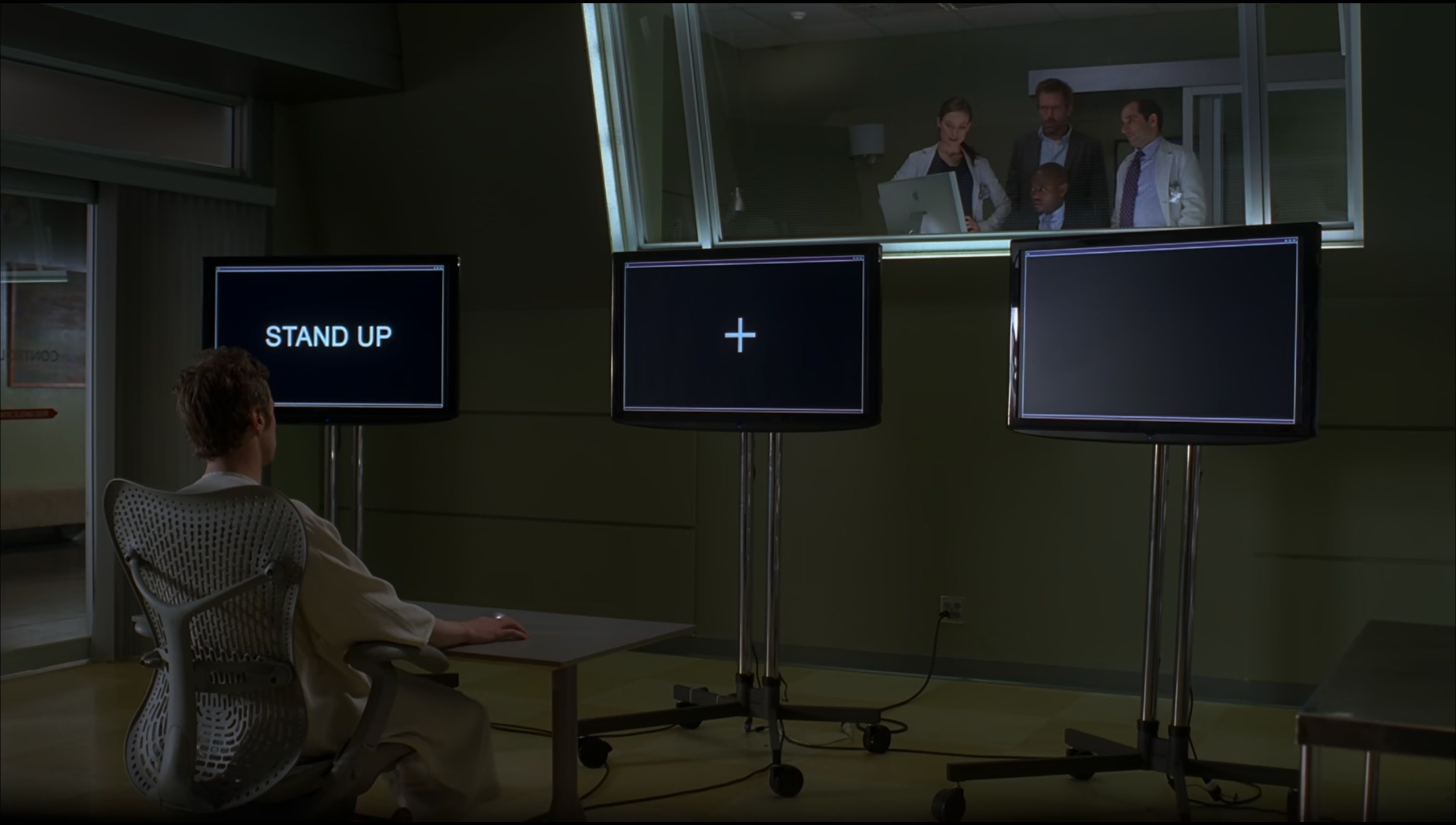 A scene from the House episode Both Sides Now