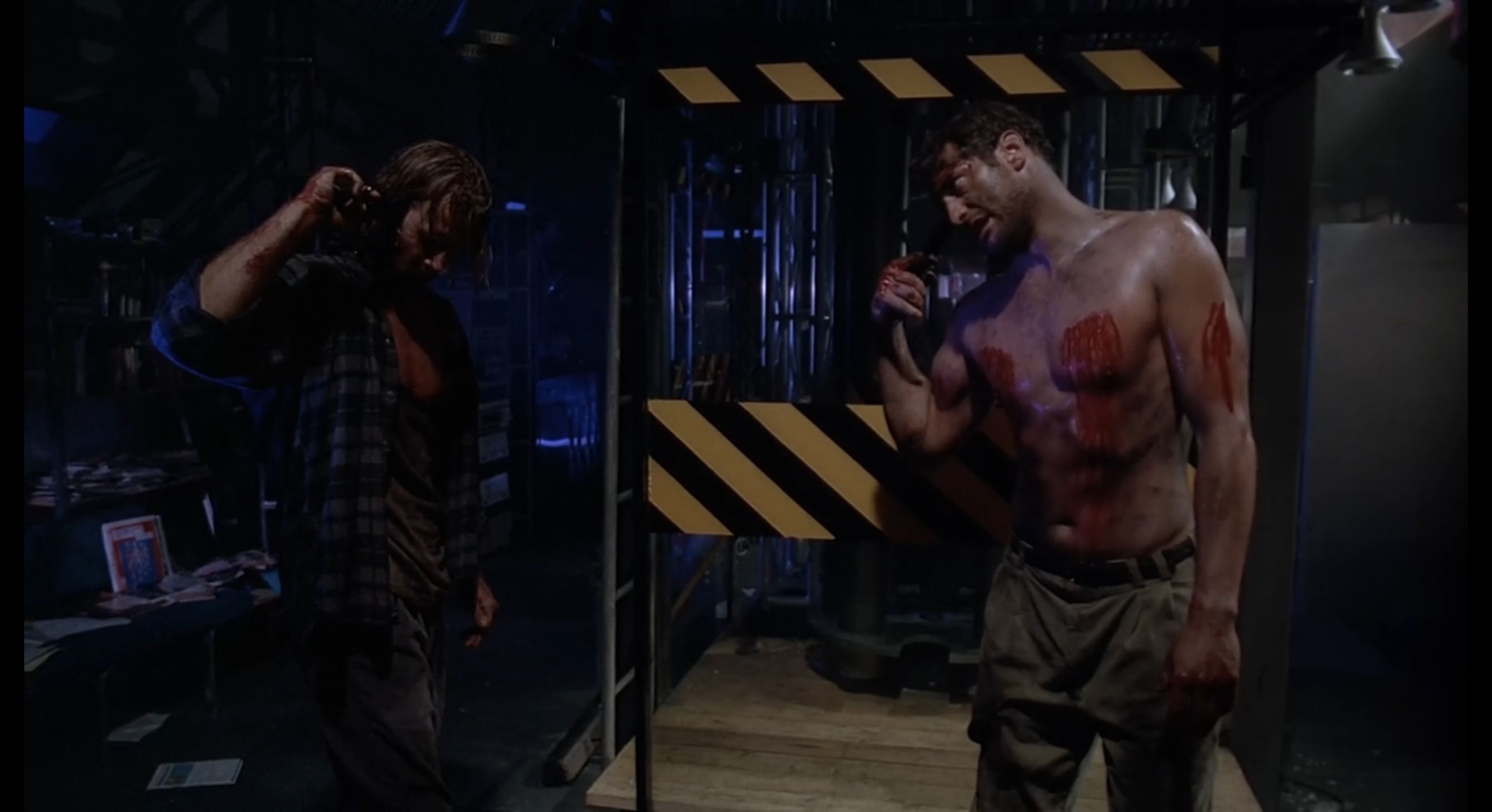 A scene from the X-Files episode Ice.