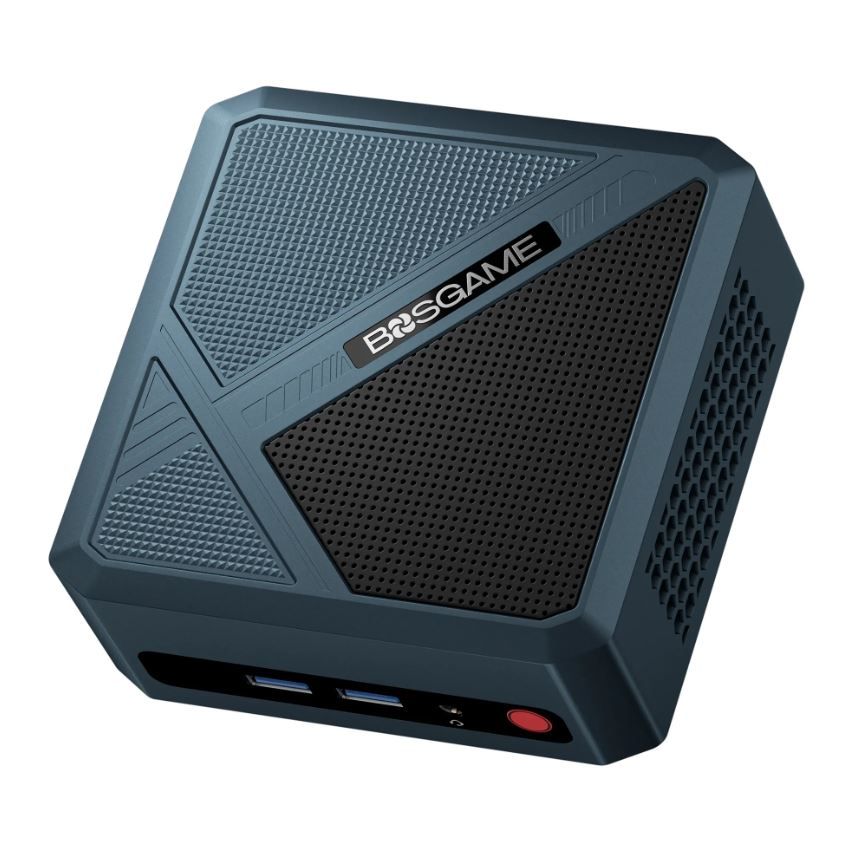 A top view of the BOSGAME P5 Pro mini gaming PC