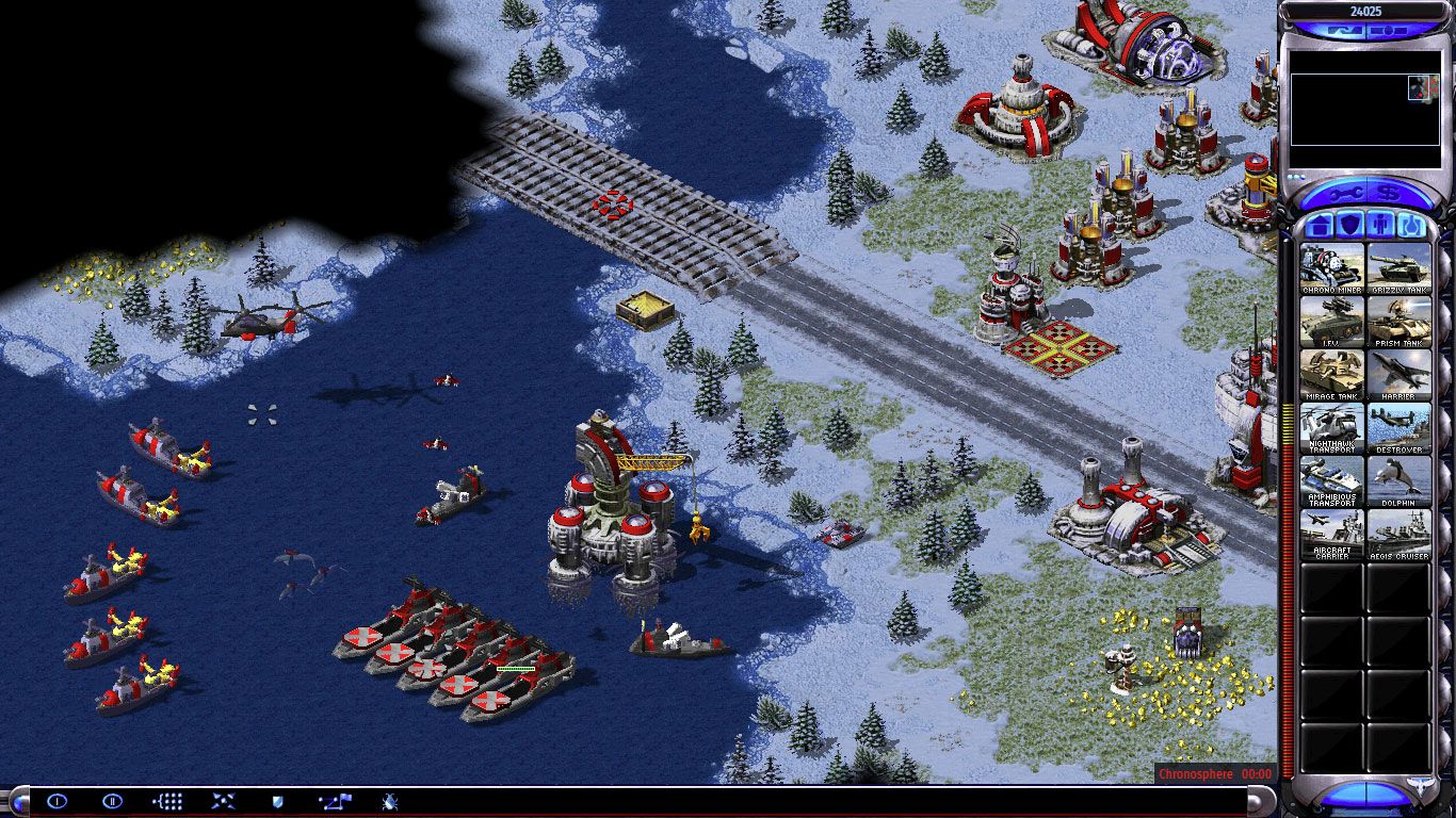 Soviet Troops and bases in Red Alert 2: Chrono Divide.