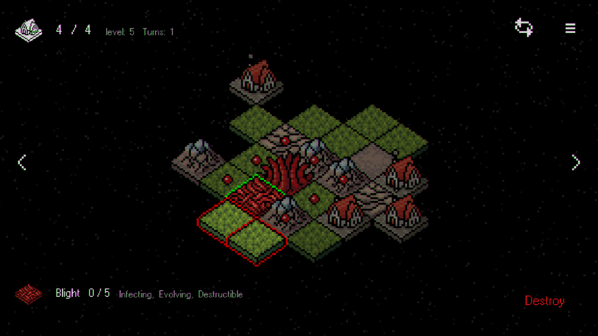 Destroying deadly alien fungus in Xenospore.
