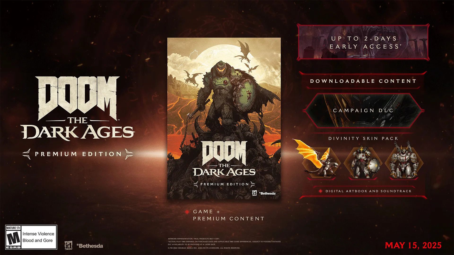 What you get with the Premium Edition of Doom: The Dark Ages.