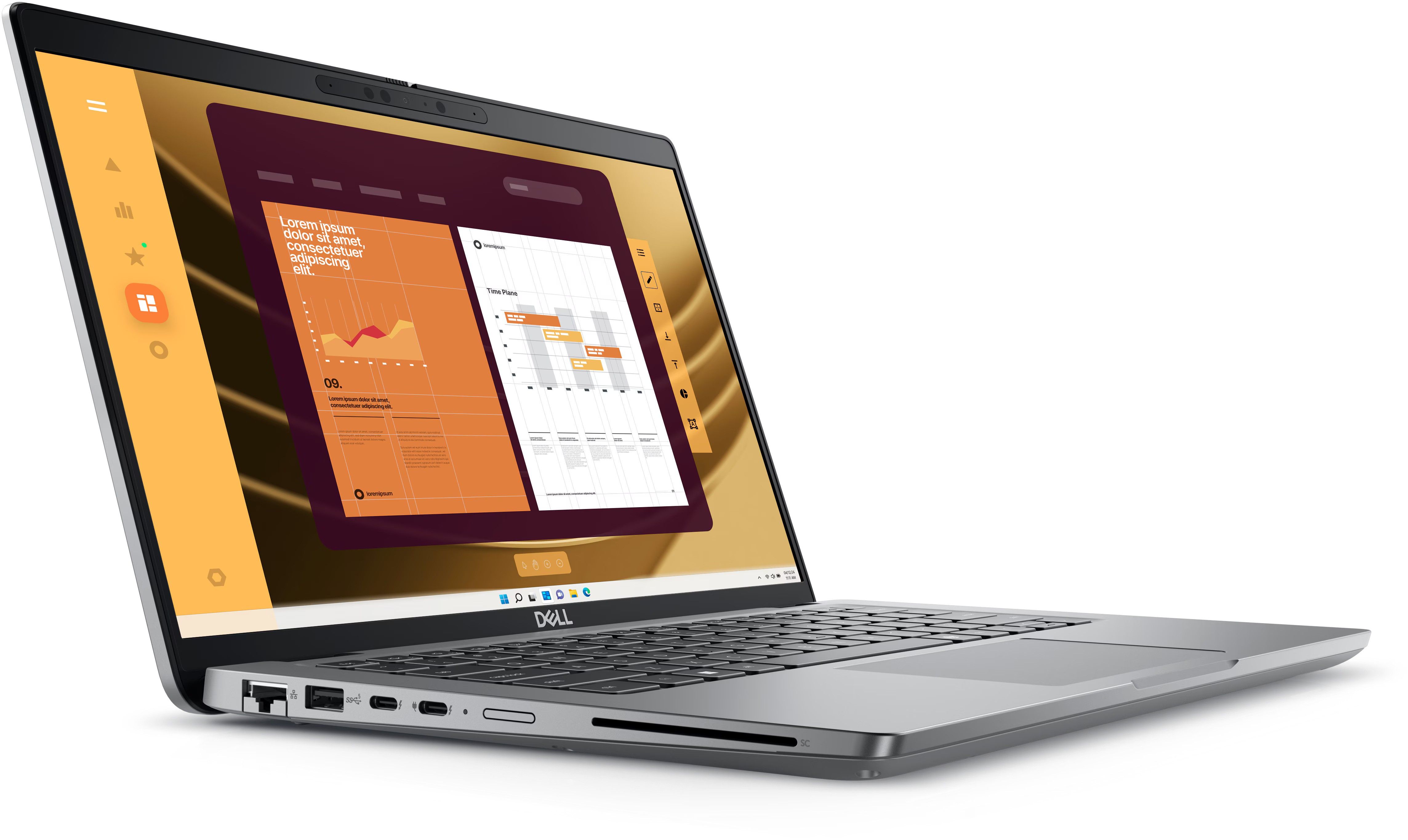 The Dell Latitude 5450 laptop.