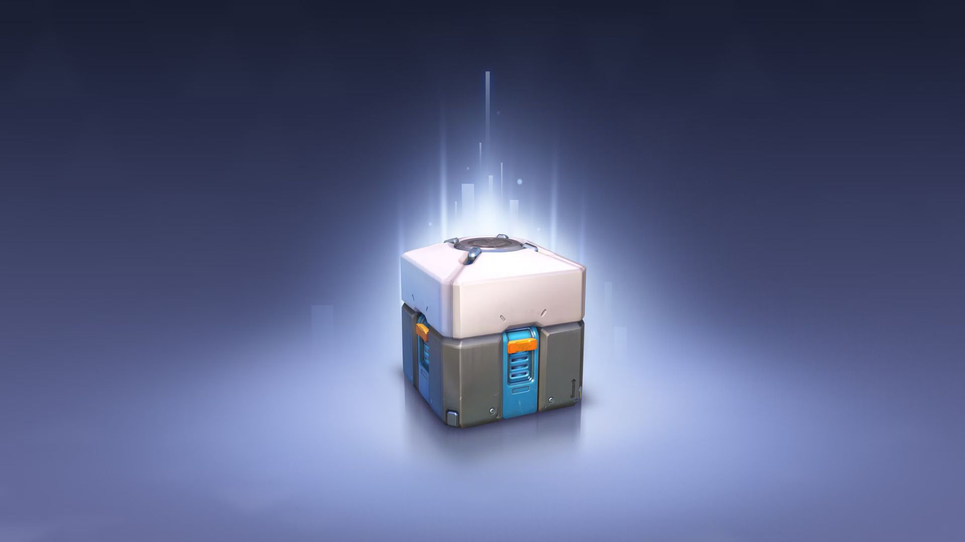 A loot box from Overwatch.