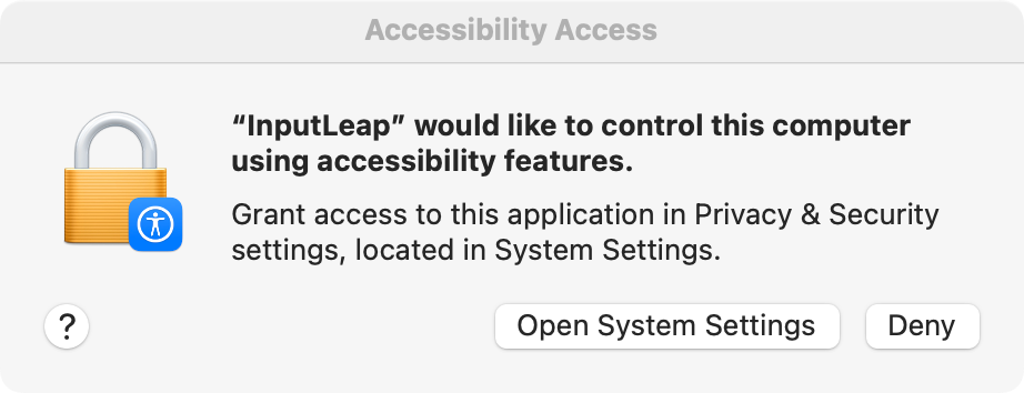 macOS over-zealous privacy warning dialog.