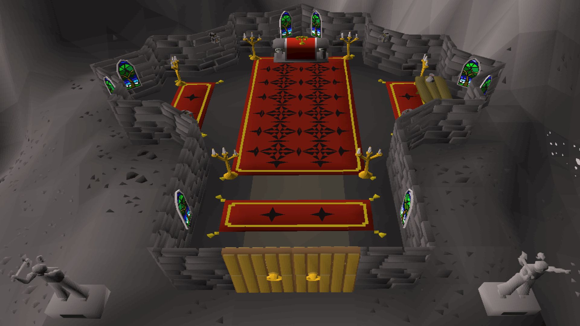 The Chaos Temple in the Wilderness in Old School RuneScape.
