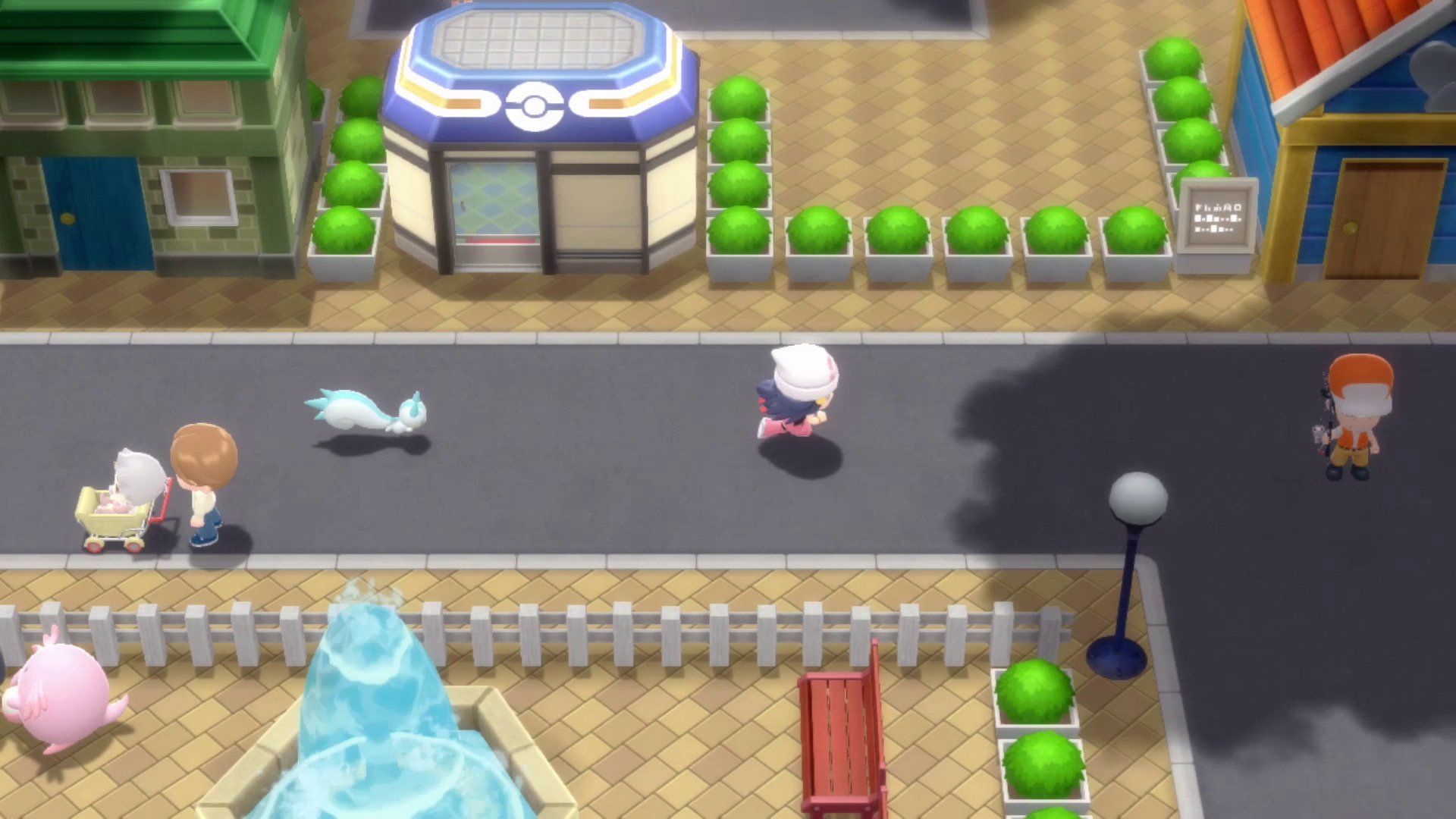 Скриншот из Pokémon Brilliant Diamond и Shining Pearl.