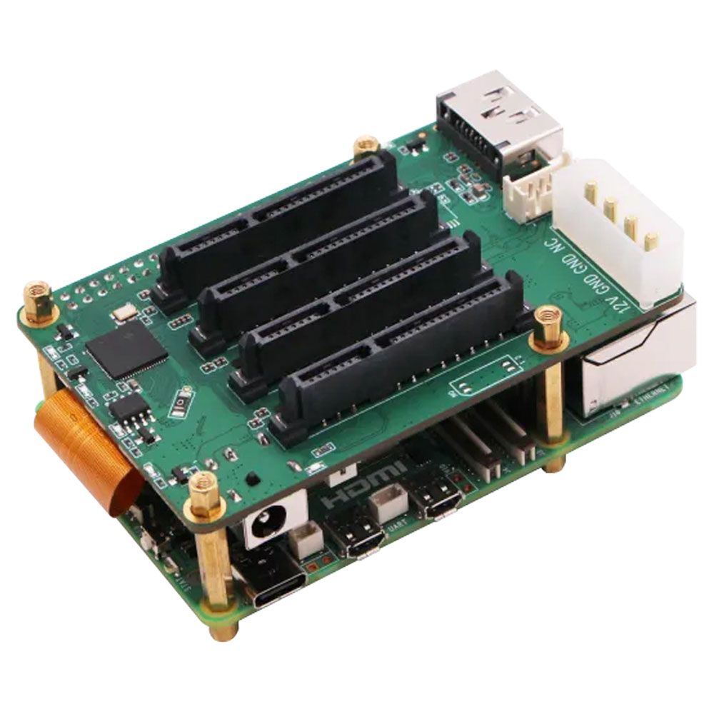 Raspberry-Pi-5-with-Penta-SATA-Hat-On-It.