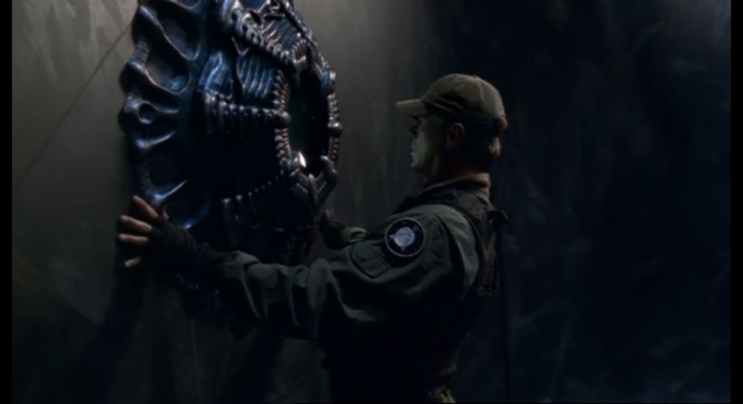 SG-1 scene where Jack gets a brain download.