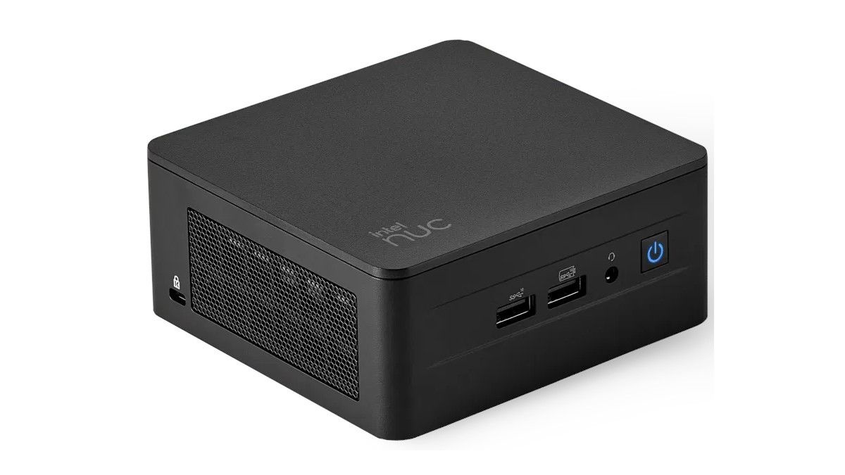 The Laptop with Linux Intel NUC13 mini PC.