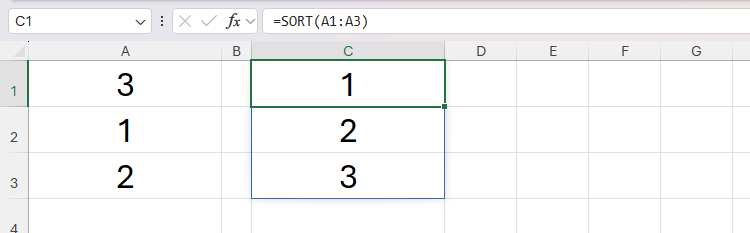 Some functions in Excel Return Dynamic spilled matrices by default. For example, here, writing: