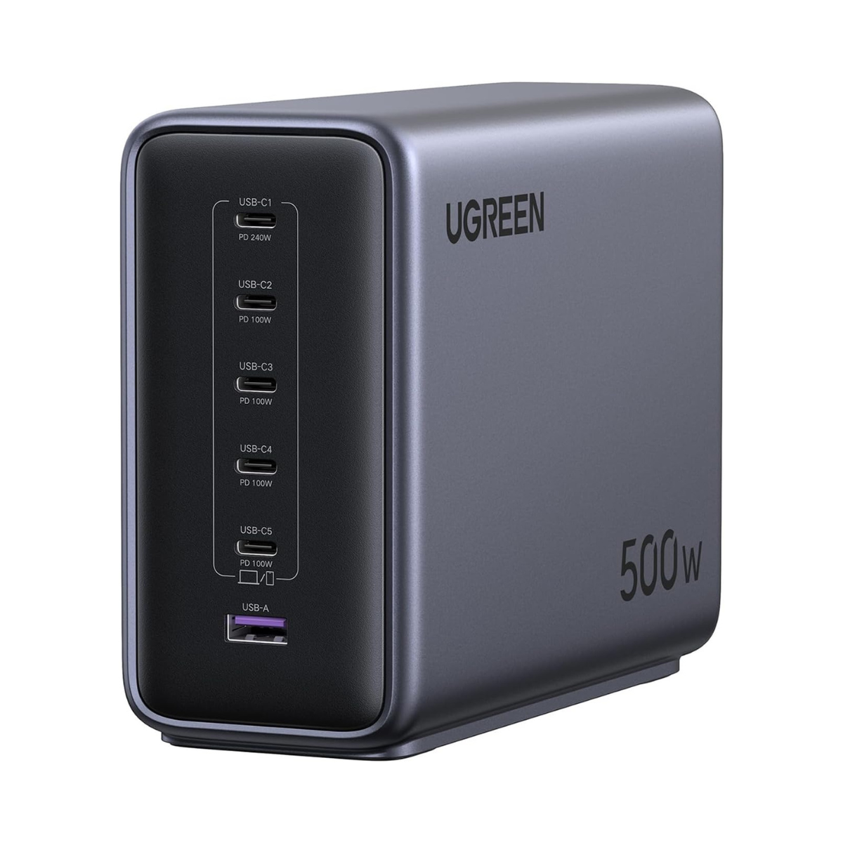 The Ugreen 500W GaN Desktop Fast Charger.