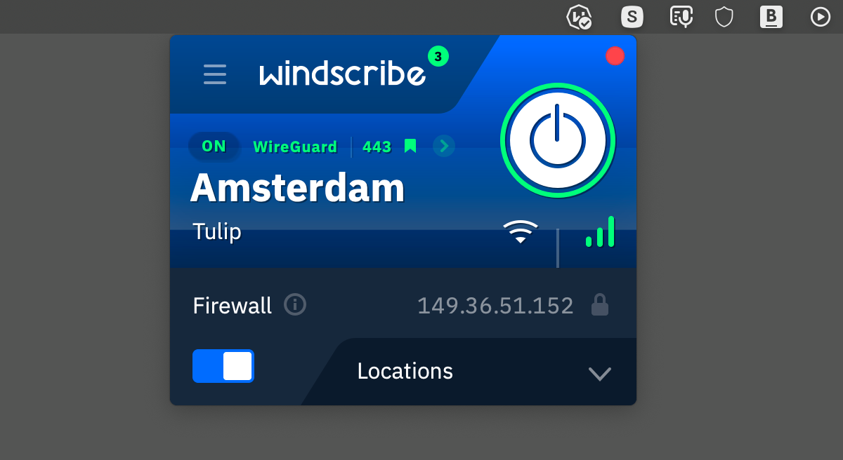 Windscribe.