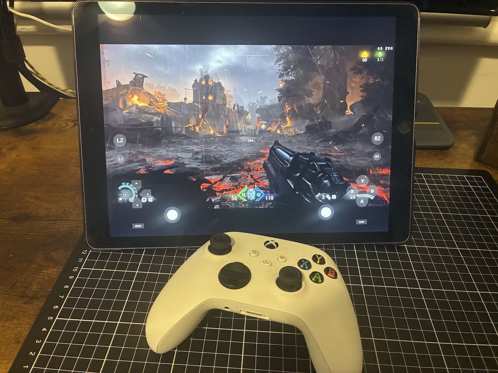 Sunshine and Moonlight streaming DOOM to an iPad.