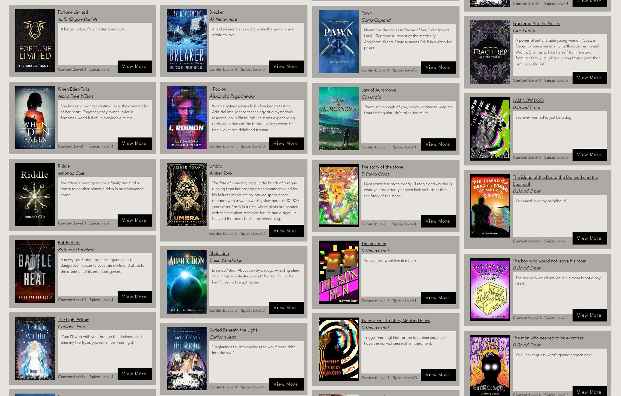 Lista de libros electrónicos de ciencia ficción.