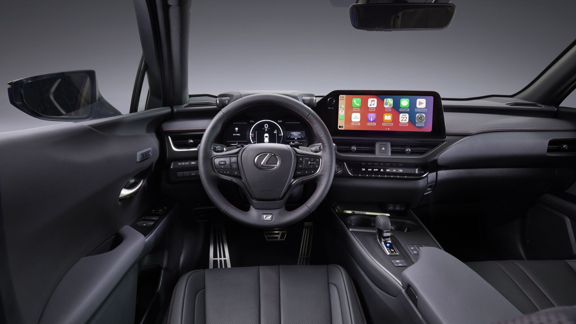Interior shot of the dashboard in a 2025 Lexus UX