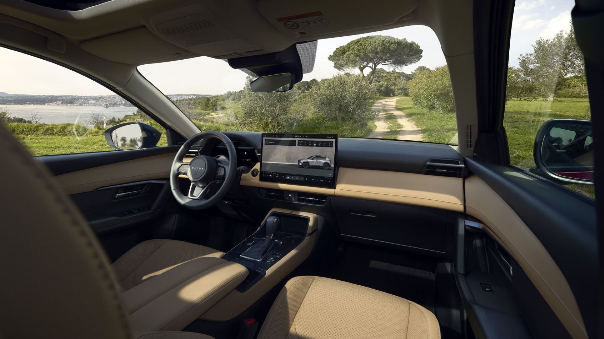 Shot of the dashboard in a 2026 Mazda CX-5 
