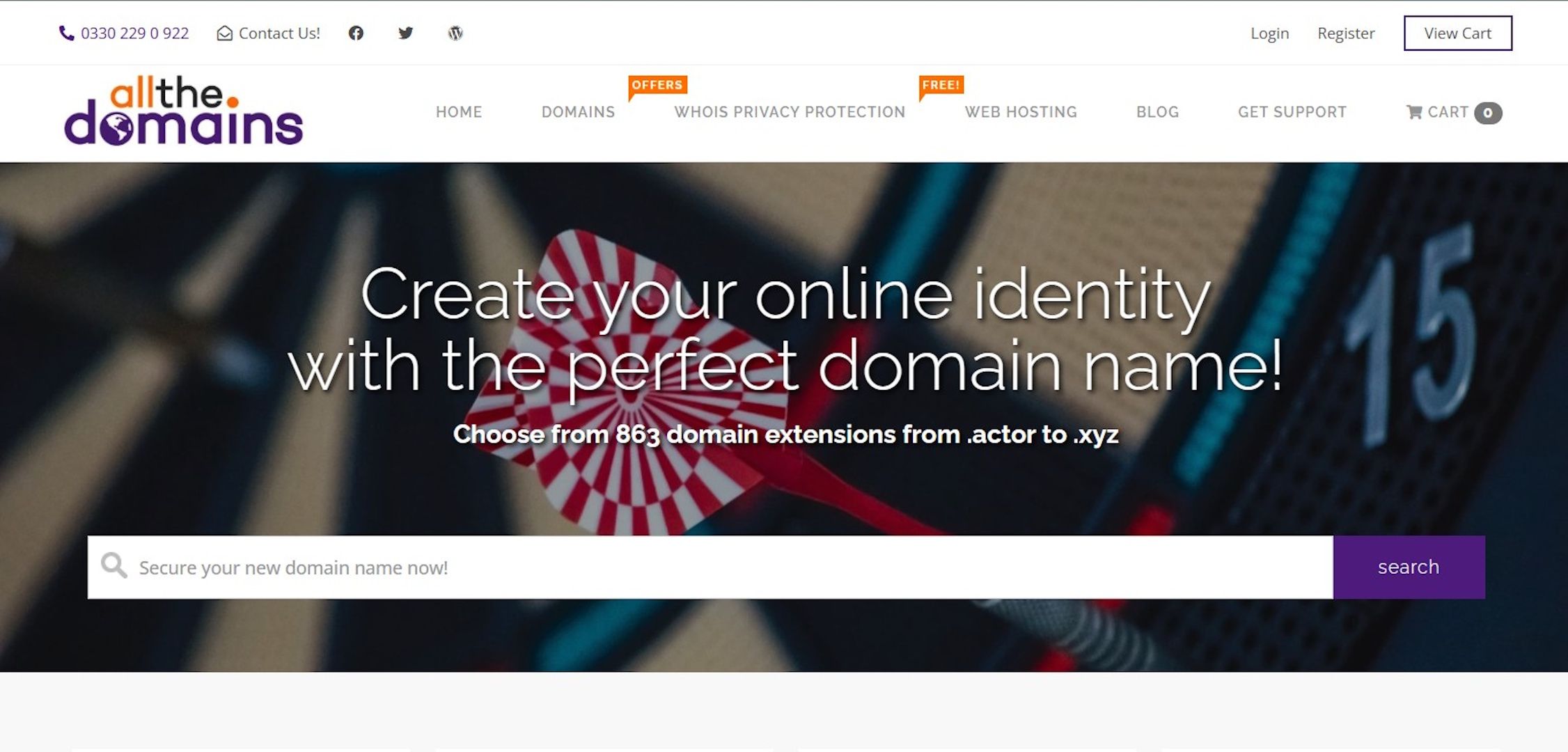 Image showing allthe.domans home page