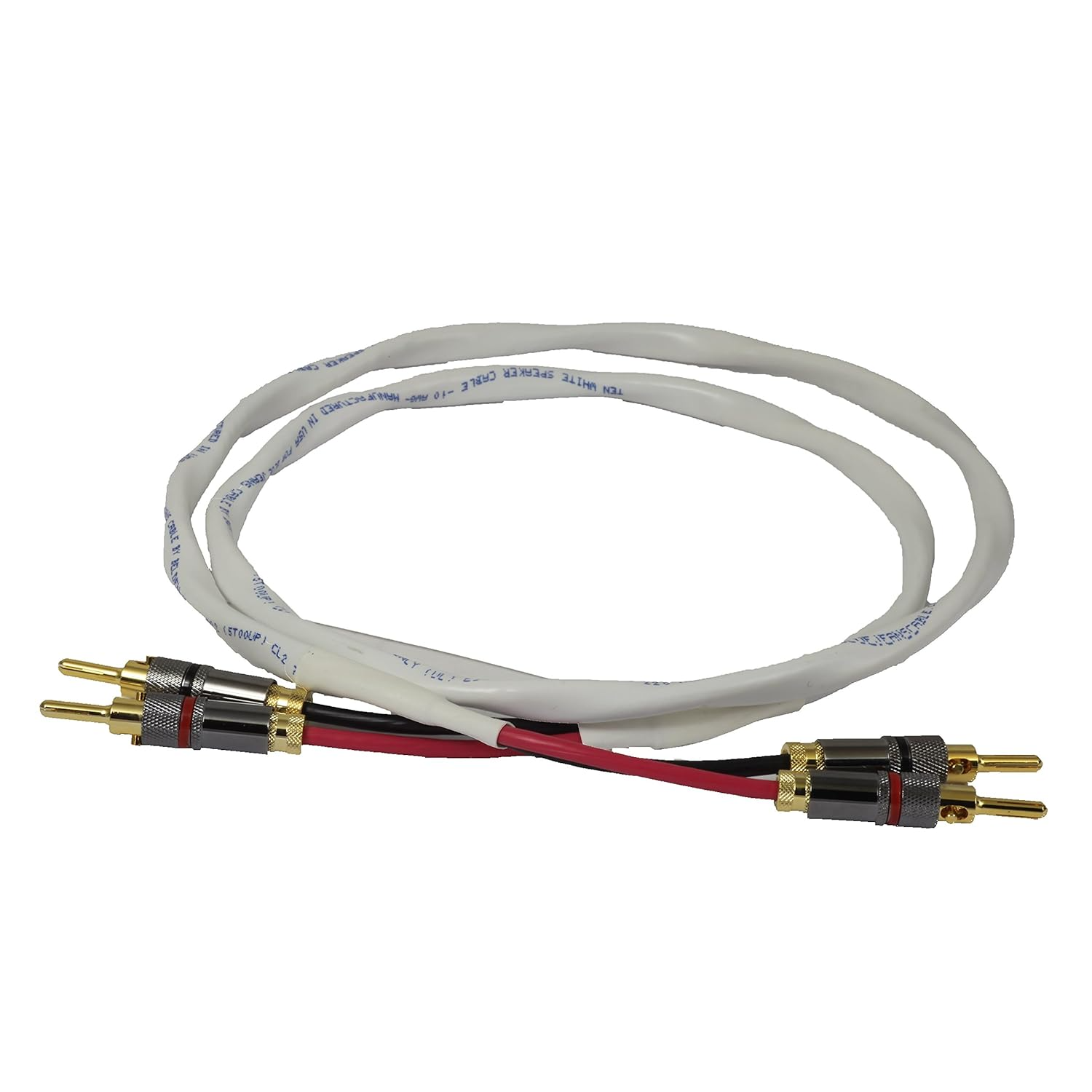 Blue Jeans Ten White Speaker Cable