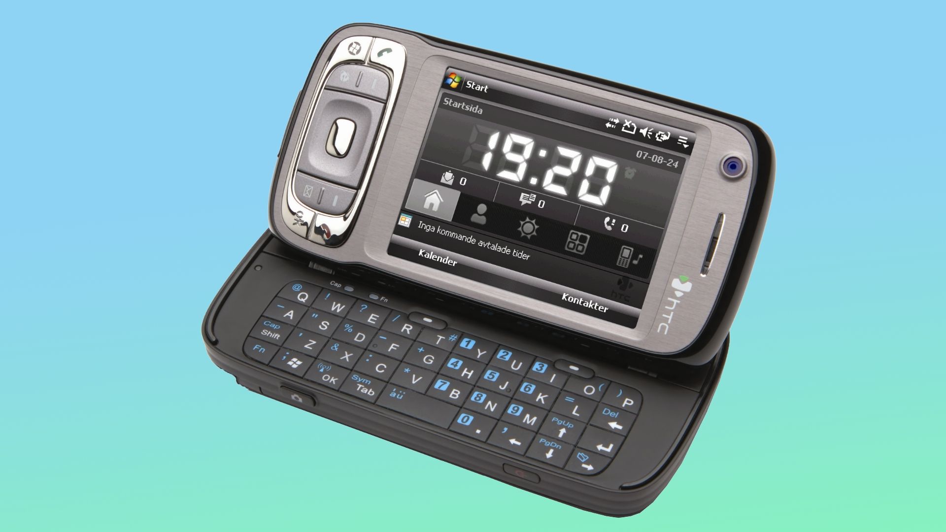 The HTC TyTN II Windows Mobile phone from 2007.