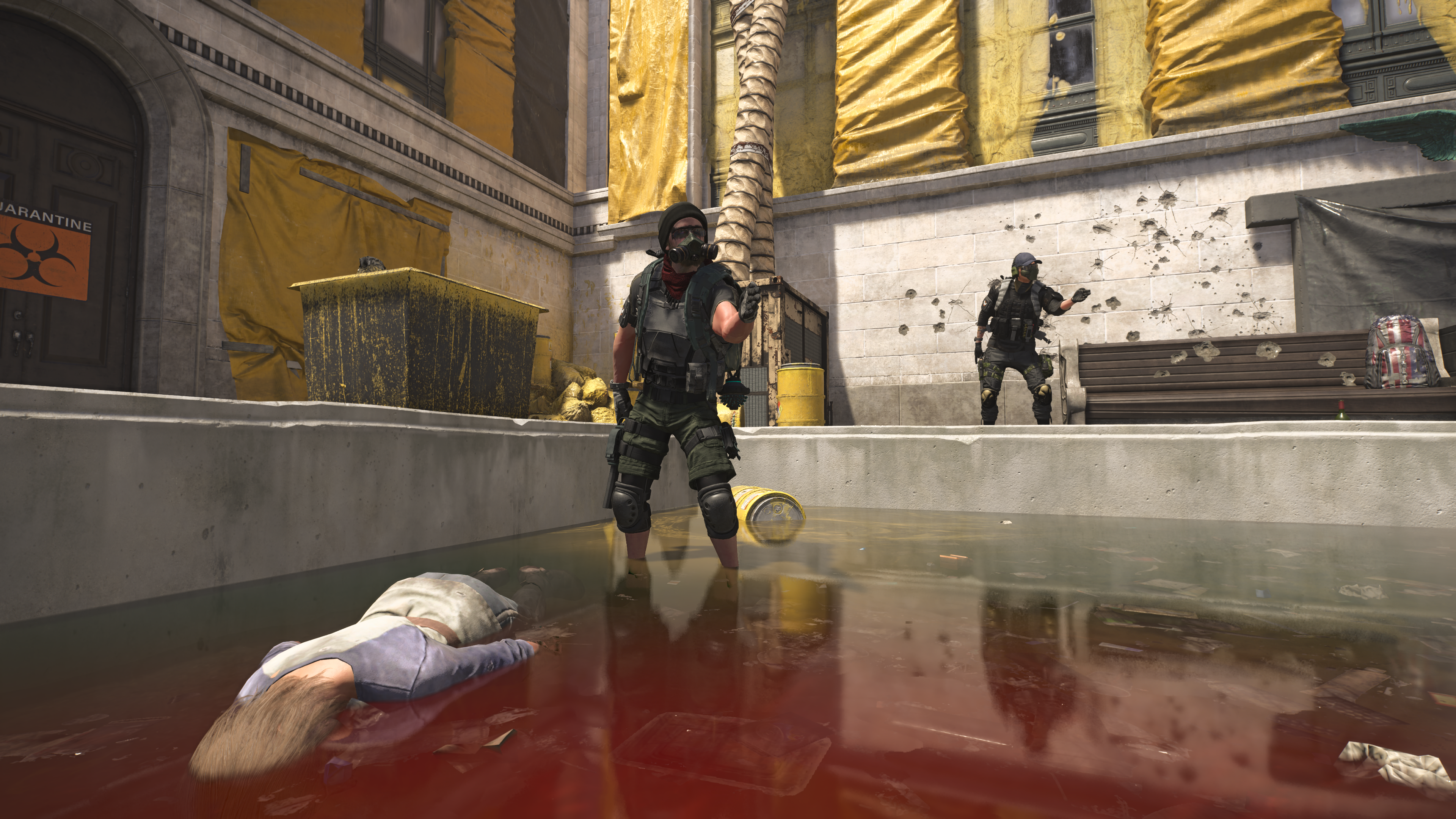 Inappropriate selfies in The Division 2.
