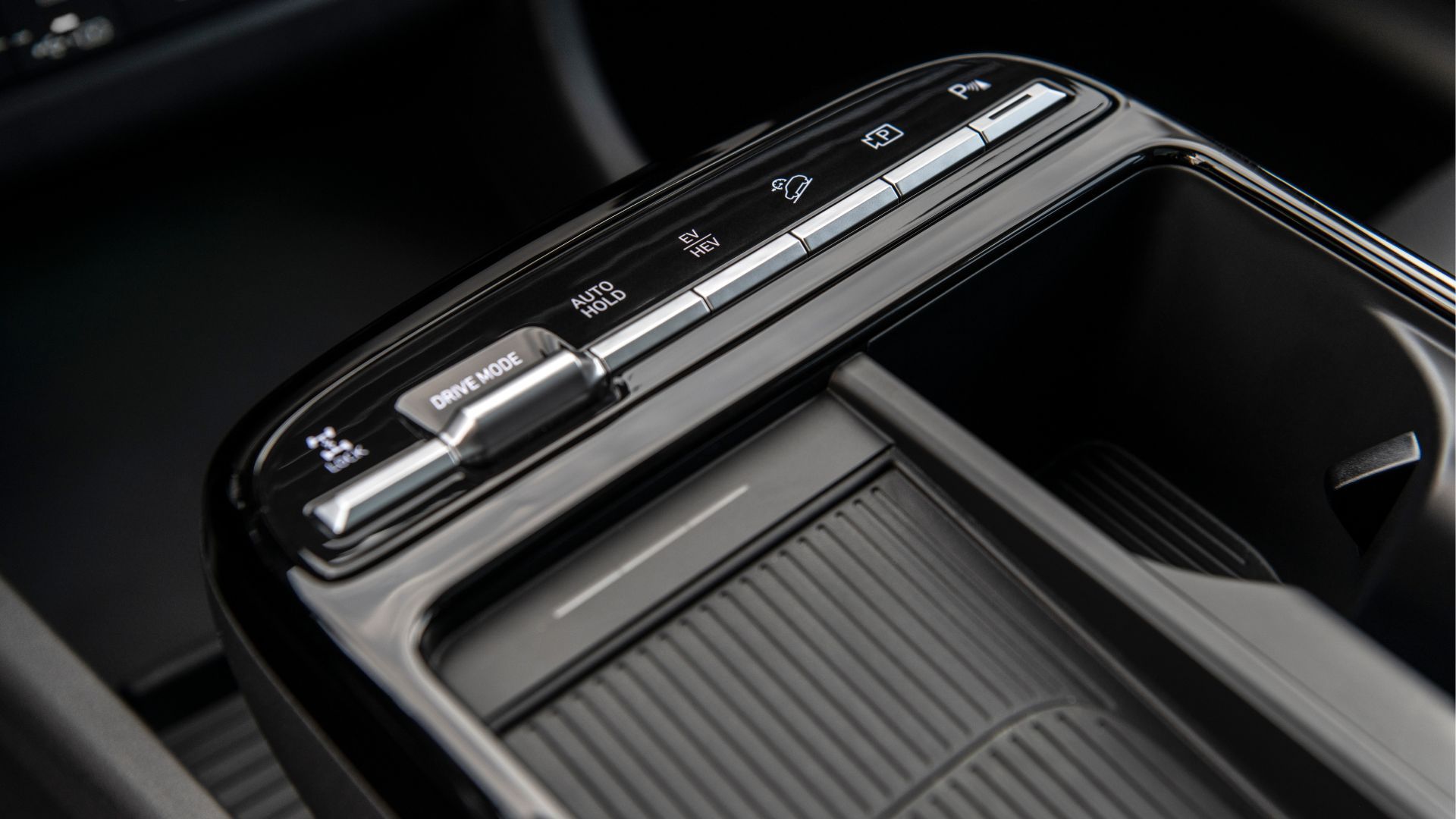 Close-up shot of Dryer Control in 2025 Hyundai Taxon Phev.