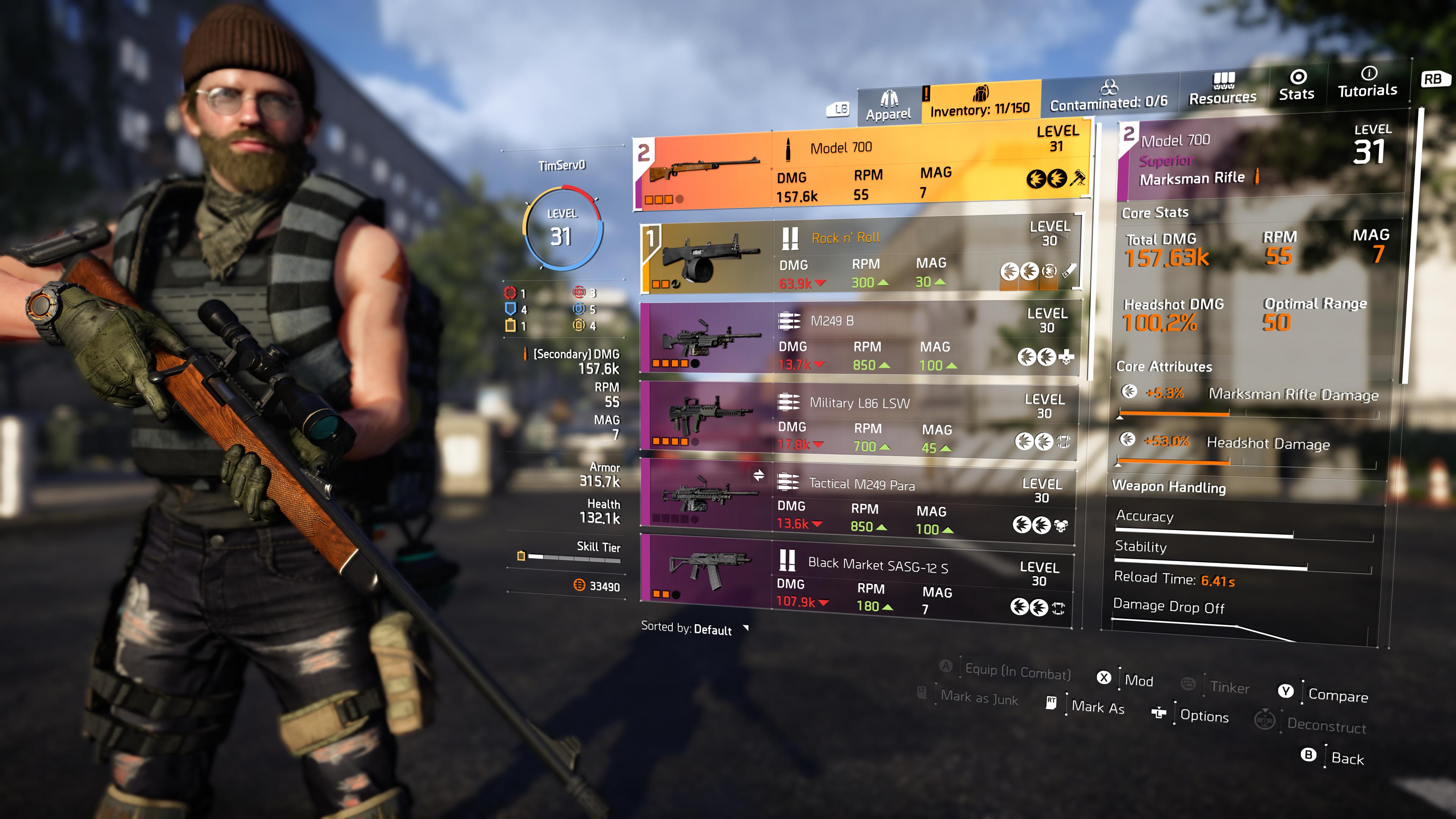 Managing loot in The Division 2.