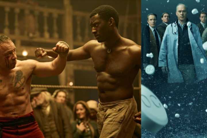 Images from Hulu's A Thousand Blows and Dopesick.