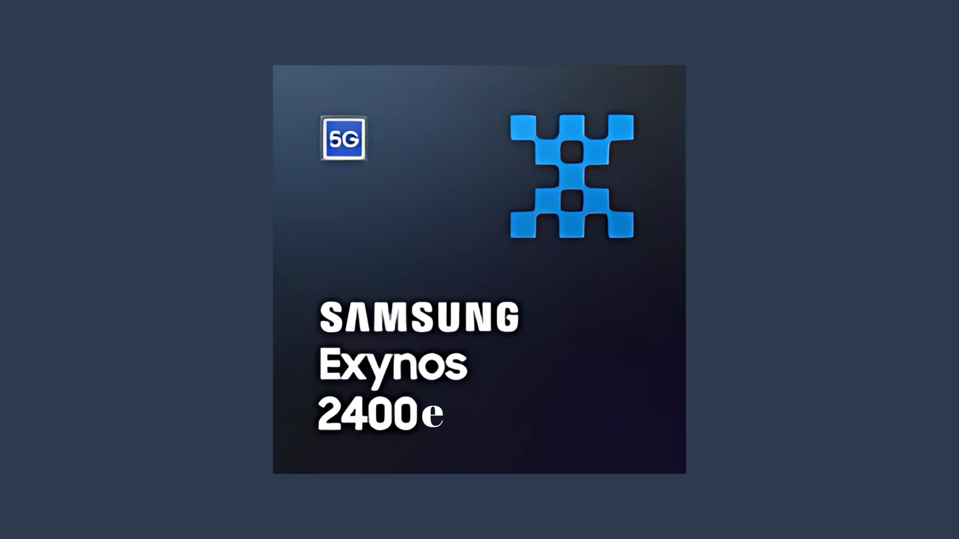 Mascotte du processeur Samsung Exynos 2400E.