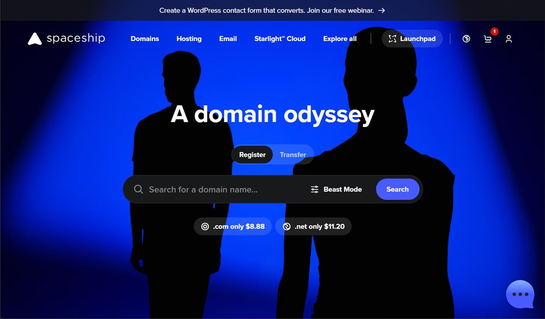 Image showing the home ship home page