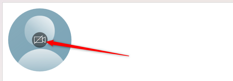 The camera icon in the center of the Cameo tool in Microsoft PowerPoint.
