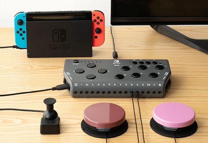 The Hori Flex accesible controller.