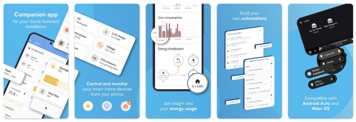 Обновления Home Assistant companion app с новыми функциями.