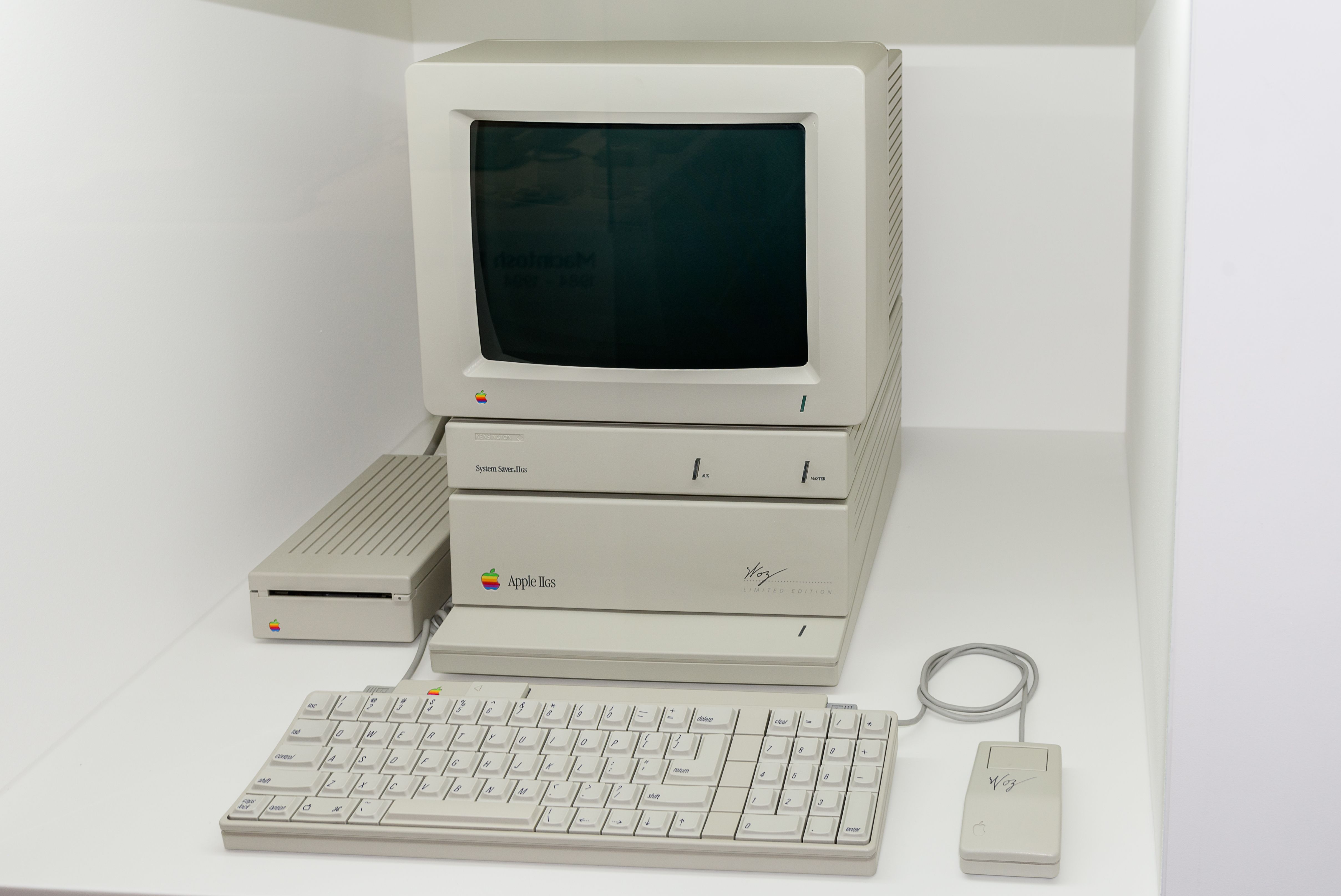 Apple IIGS in a museum.