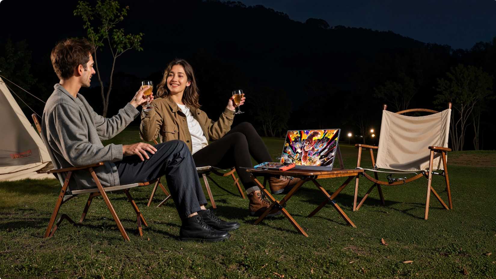 Arzopa Z3FC outdoors in garden