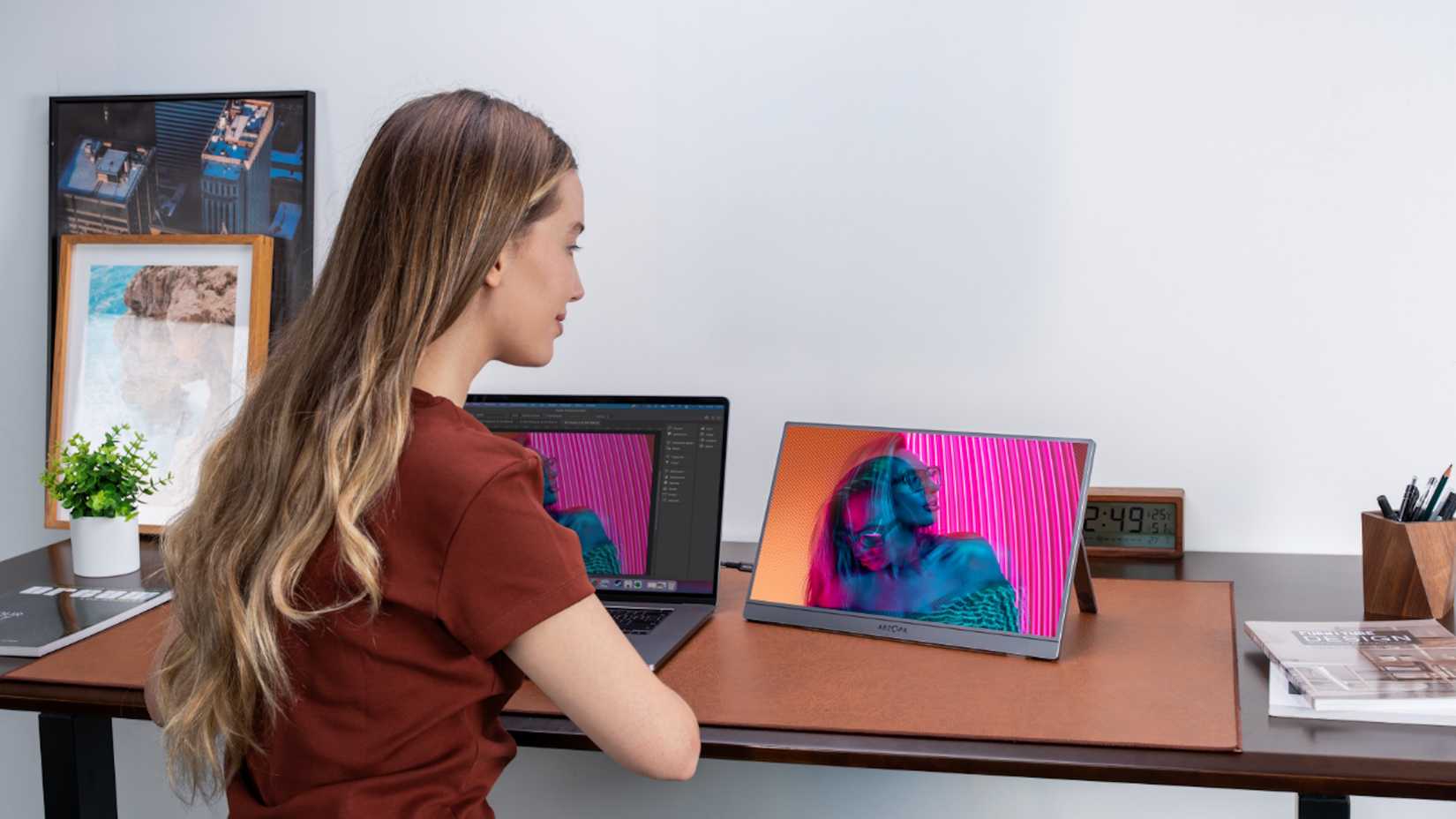 Arzopa Z3FC working from home