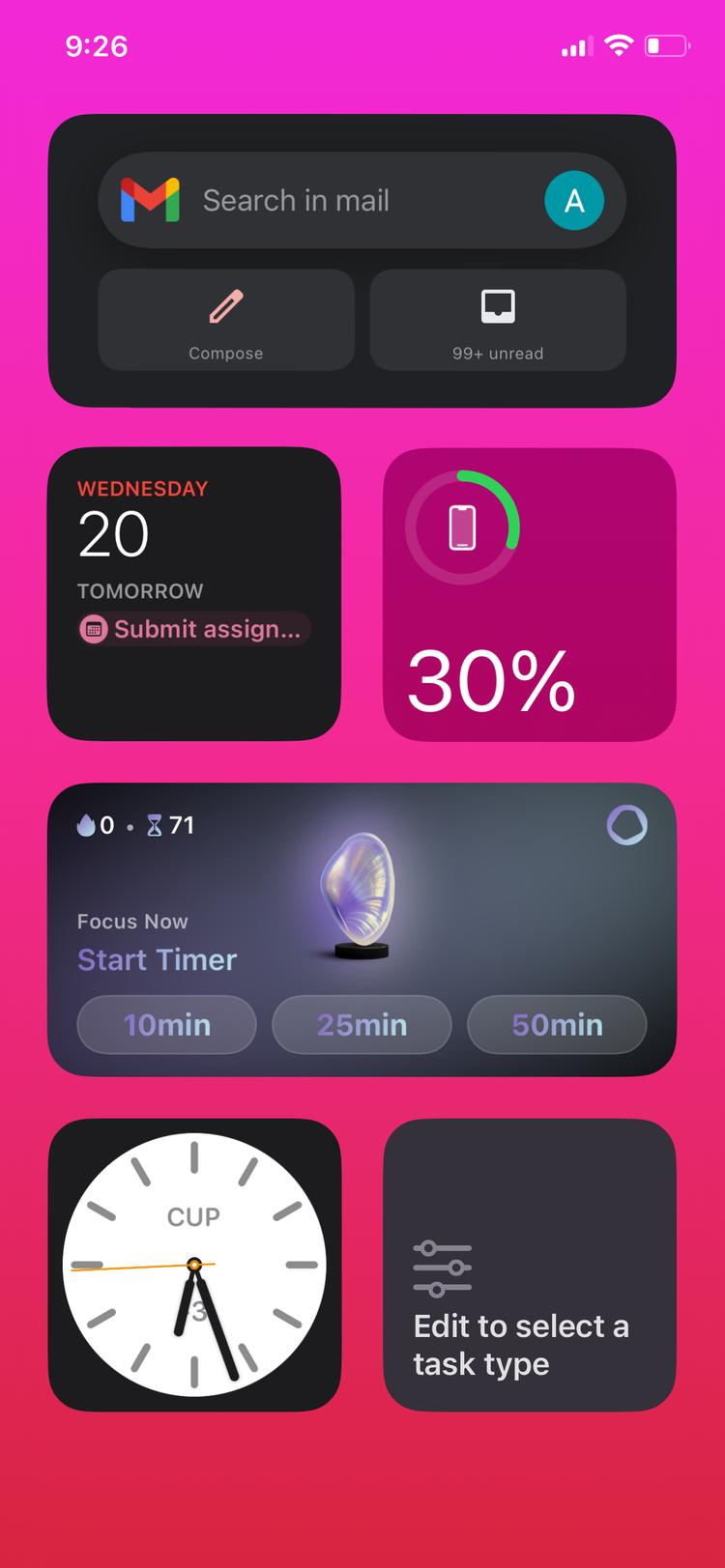 Hoy Ver widgets en iPhone.
