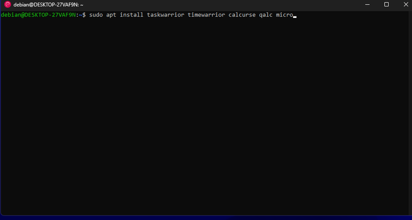 Installing workspace apps on WSL.
