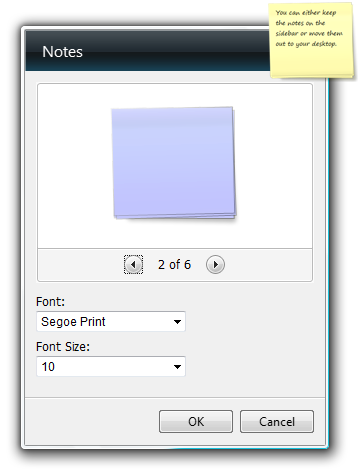 Using Sticky Notes in Windows Vista or XP