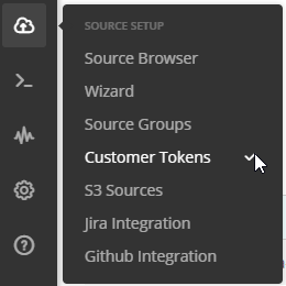 Source Setup &gt; Customer Tokens to create a new customer token