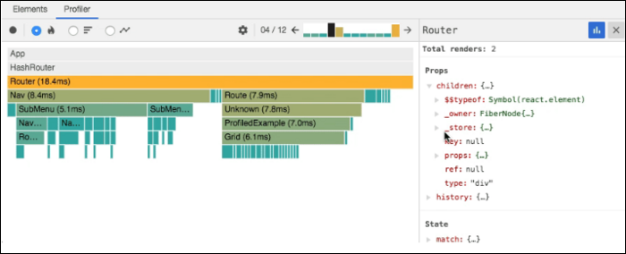 React Profiler times the rendering of components and helps eliminate poor performance and &quot;jank&quot; in applications.