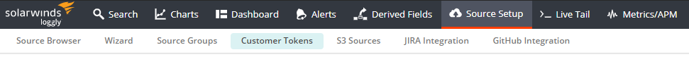 Source Setup &gt; Customer Tokens to create a new customer token