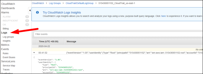 How to Send CloudTrail Logs to CloudWatch and Elasticsearch