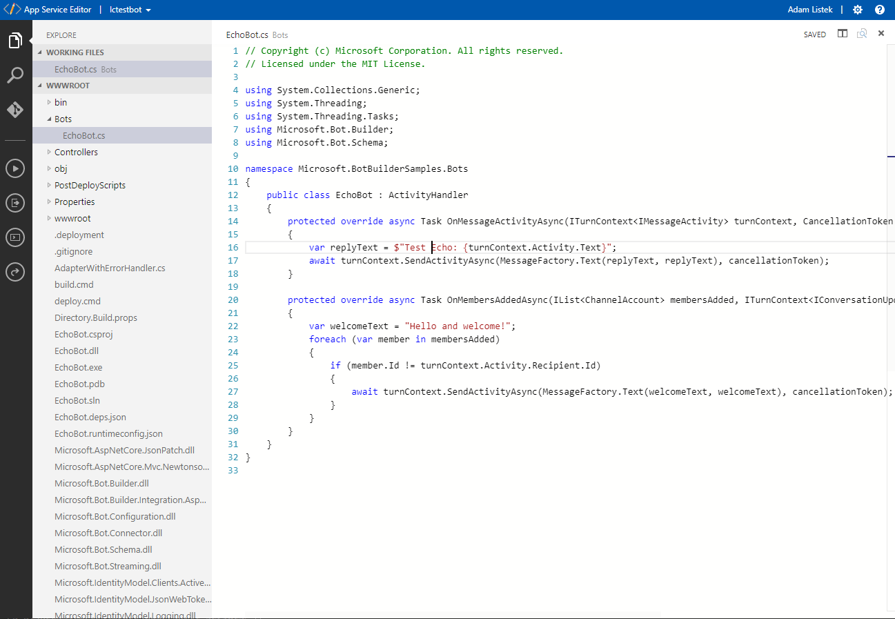 How to Create a Simple Bot In Microsoft Teams