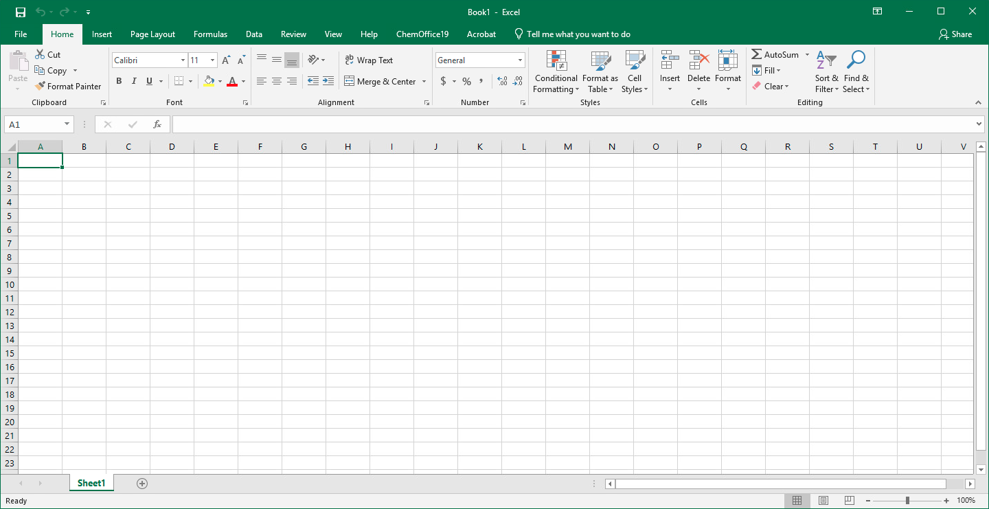 Microsoft Excel for Windows